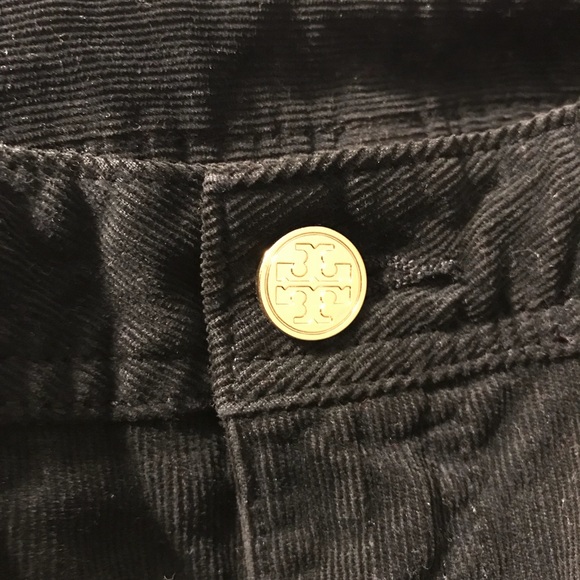 Tory Burch “Classic Tory Boot” Black Corduroy Pants – Size 25 - Picture 5 of 5